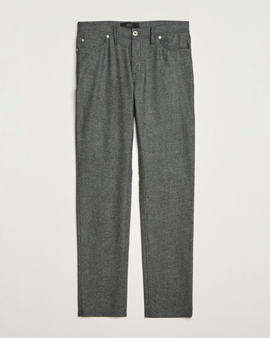 Brioni 5-Pocket Flannel Pants Grey Melange – Gris