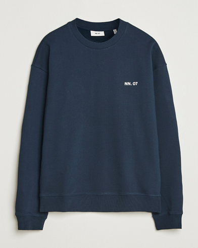 NN07 Dagon Crew Neck Sweatshirt Navy – Azul