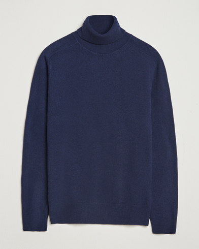 Altea Wool/Cashmere Rollneck Navy – Azul