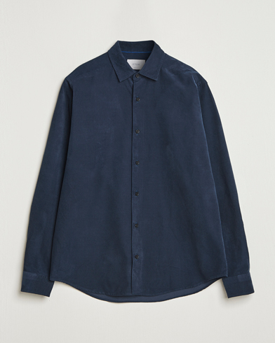 Eton Casual Fit Corduroy Shirt Navy – Azul