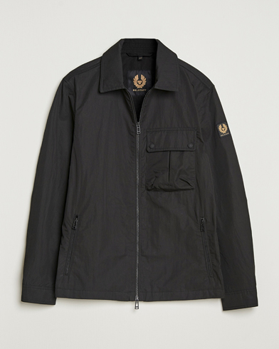 Belstaff Drome Overshirt Black – Negro