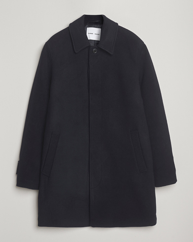 Samsøe Samsøe Labby Wool Coat Salute Navy – Azul