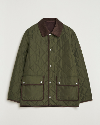 GANT Quilted Fleece Jacket Green Lagoon – Verde