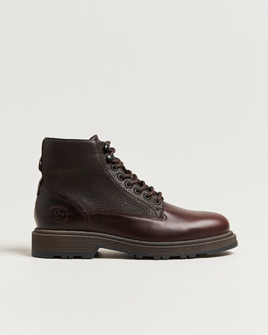 GANT Blisdor Leather Boot Dark Brown – Marrón