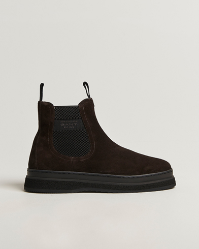 GANT Blistown Shearling Suede Chelsea Boot Espresso Brown – Marrón