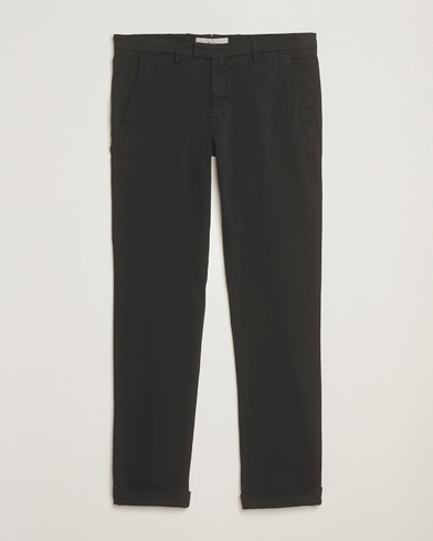 Briglia 1949 Slim Fit Cotton Stretch Chino Black – Negro
