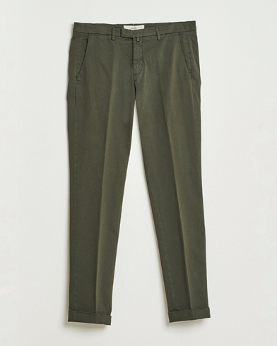 Briglia 1949 Slim Fit Cotton Stretch Chino Military – Verde