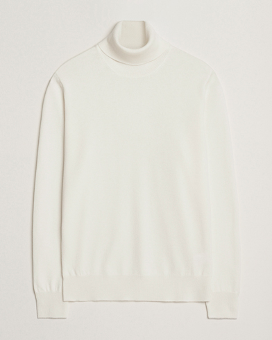 Brunello Cucinelli 2 Ply Cashmere Rollneck Panama – Blanco