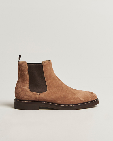Brunello Cucinelli Chelsea Boots Brown Suede – Marrón