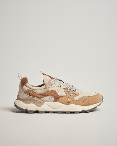 Flower Mountain Yamano 3 Suede/Nylon Sneaker Brown/Beige – Beige