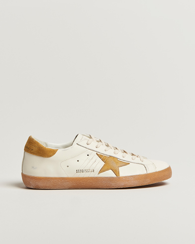 Golden Goose Super-Star Sneakers White/Ocra – Blanco