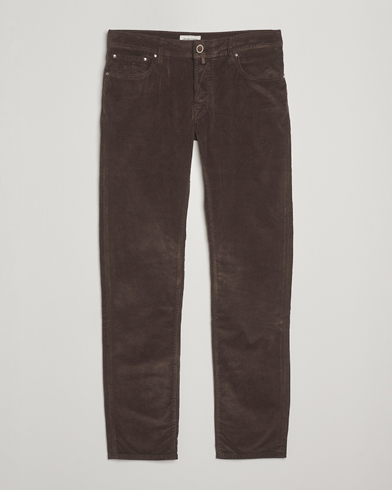 Jacob Cohën Bard 5-Pocket Medium Corduroy Trousers Brown – Marrón