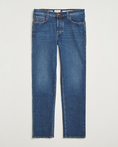Jacob Cohën Edos Regular Straight Fit Jeans Mid Blue – Azul