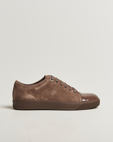 Lanvin DBB1 Patent Cap Toe Sneaker Dark Mocha – Marrón