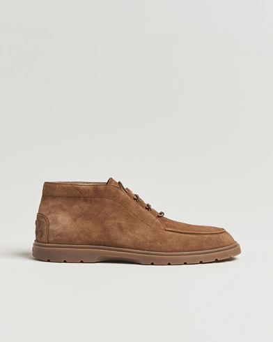 Tod's Polacco Moc Desert Boots Brown Suede – Marrón