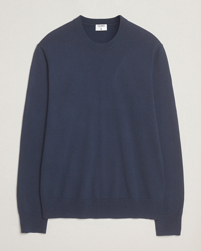 Filippa K Cotton Merino Knitted Sweater Dusk Blue – Azul