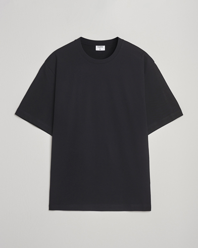 Filippa K Heavy Cotton Crew Neck T-Shirt Black – Negro
