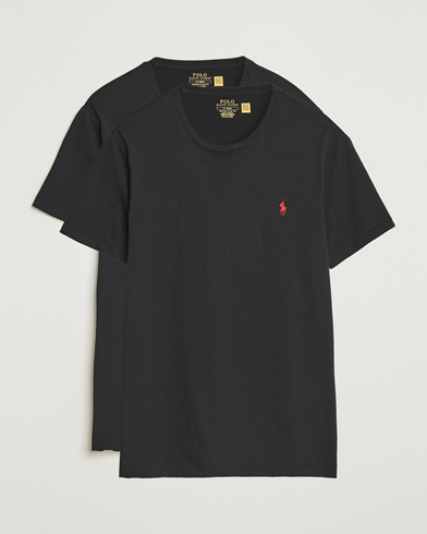 Polo Ralph Lauren 2-Pack Crew Neck T-Shirt Black – Negro