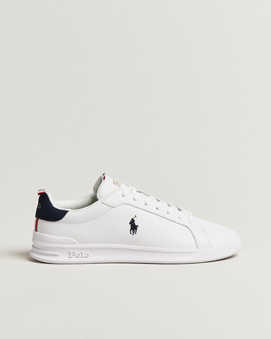 Polo Ralph Lauren Heritage Court II Sneakers White/Navy/Red – Blanco