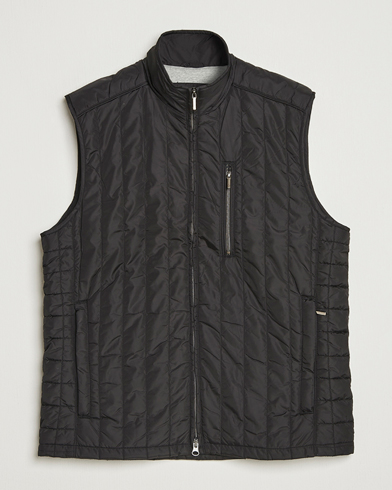 Stenströms Nylon Quilted Light Padded Vest Black – Negro