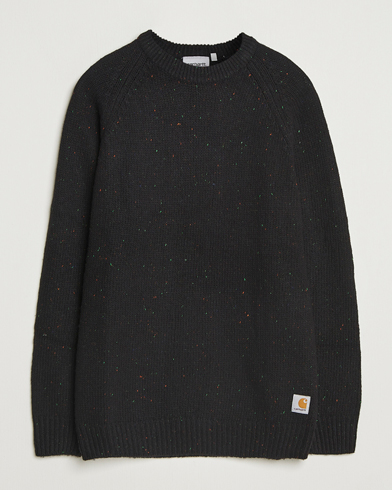 Carhartt WIP Anglistic Wool/Cotton Sweater Black – Negro