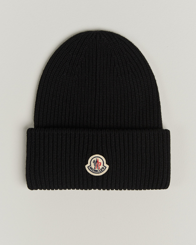 Moncler Cashmere Beanie Black – Negro