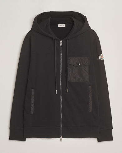 Moncler Full Zip Hoodie Black – Negro