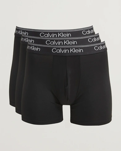 Calvin Klein 3-Pack Micro Stretch Trunk Black – Negro