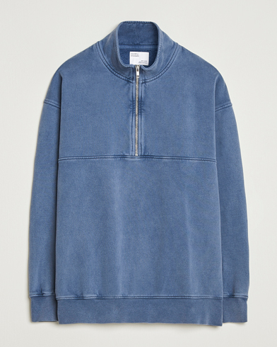 Colorful Standard Classic Organic Half-Zip Neptune Blue – Azul