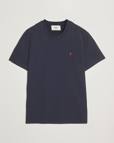 AMI Heart Logo T-Shirt Night Blue – Azul