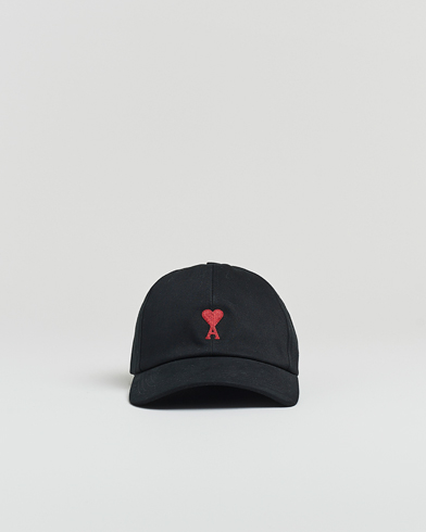 AMI Heart Logo Cap Black – Negro