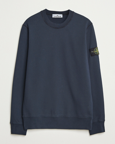 Stone Island Garment Dyed Fleece Sweatshirt Navy Blue – Azul