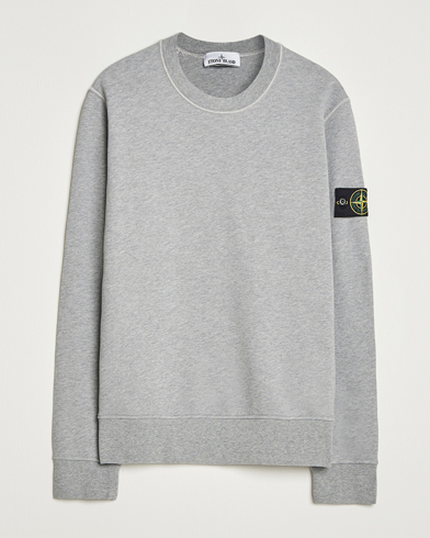 Stone Island Garment Dyed Fleece Sweatshirt Grey Melange – Gris