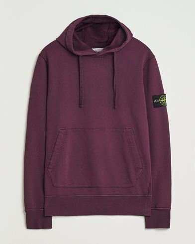 Stone Island Garment Dyed Fleece Hood Amaranth – Morado