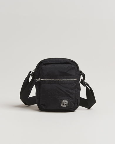 Stone Island Nylon Metal Shoulder Pouch Black – Negro