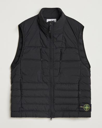 Stone Island Nylon Down Vest Black – Negro