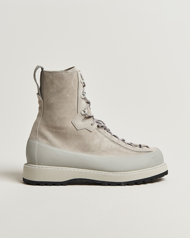 Stone Island Suede Hiking Boots Pearl Grey – Gris