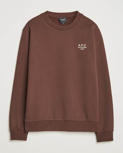 A.P.C. Rue Madame Sweatshirt Brown – Marrón