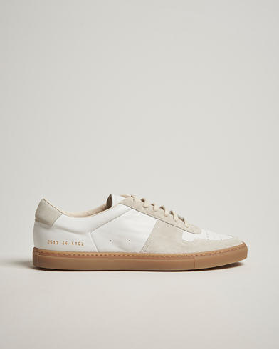 Common Projects BBall Slim Gum Sole Sneaker Off White – Blanco