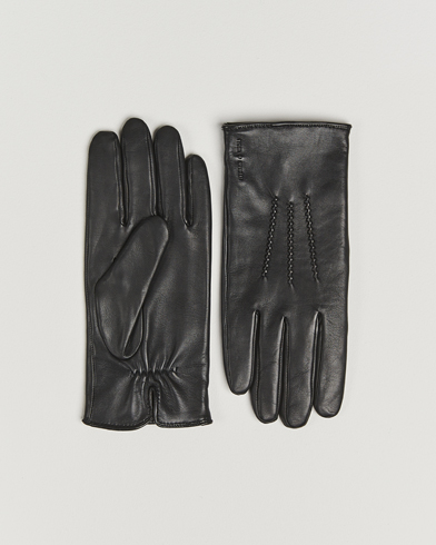 Tiger of Sweden Garvin Leather Glove Black – Negro
