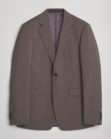 Tiger of Sweden Justin Wool Suit Blazer Mud – Marrón
