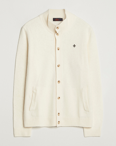Morris Hertford Button Cardigan Off White – Blanco