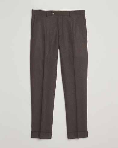 Morris Jack Flannel Trousers Brown – Marrón