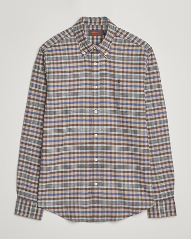 Morris Flannel Check Shirt Brown – Marrón