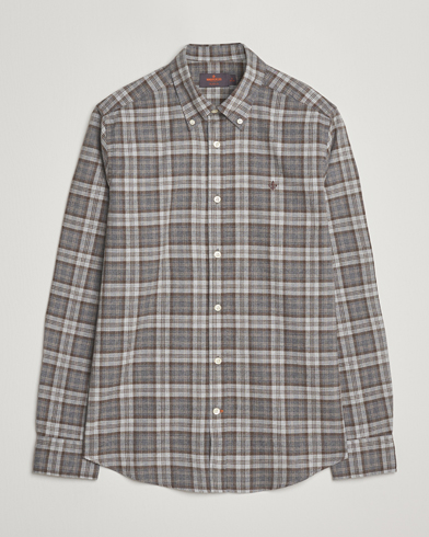 Morris Watts Flannel Check Shirt Grey – Gris