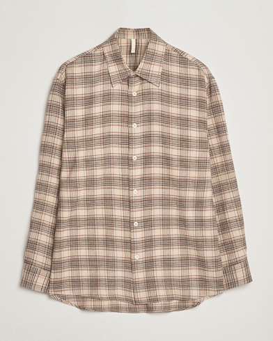 Sunflower Studio Shirt Beige Check – Beige