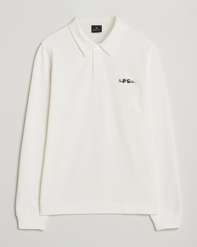 PS Paul Smith Cotton Logo Rugby Sweater White – Blanco