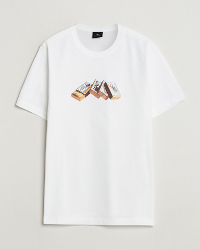 PS Paul Smith Matchboxes Printed T-Shirt White – Blanco
