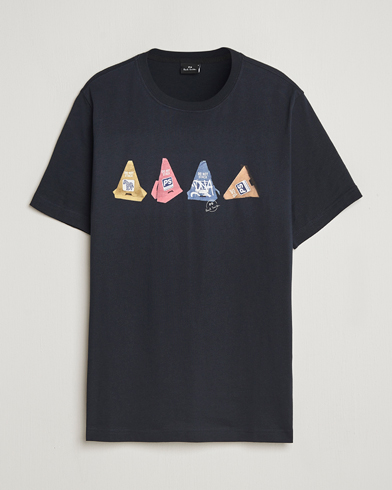 PS Paul Smith Cones Printed T-Shirt Navy – Azul
