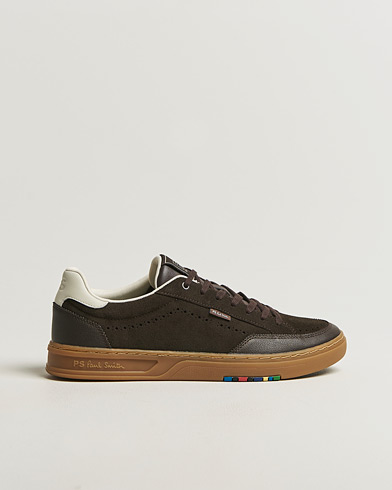 PS Paul Smith Hillstar Suede/Leather Sneaker Dark Brown – Marrón